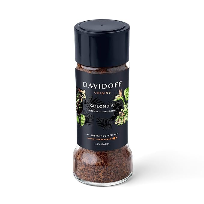 Davidoff colombia coffee 1 Davidoff Origin Colombia Intense & Indulgent Instant Coffee 100g - Image 1