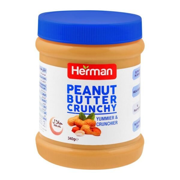 Herman Peanut Butter Crunchy 340g