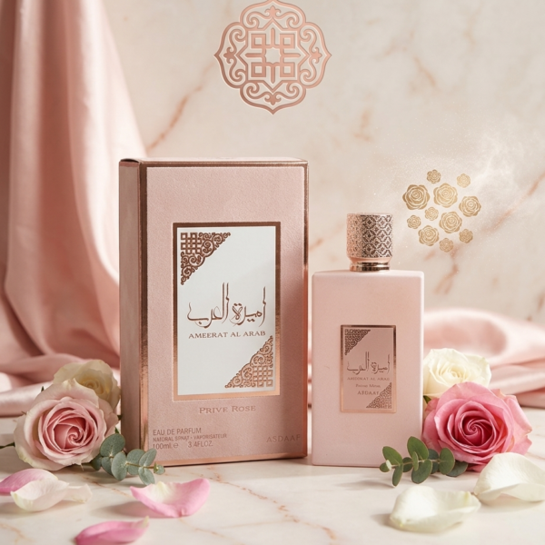 Asdaaf Ameerat Al Arab Prive Rose, Eau de Parfum, For Women, 100ml