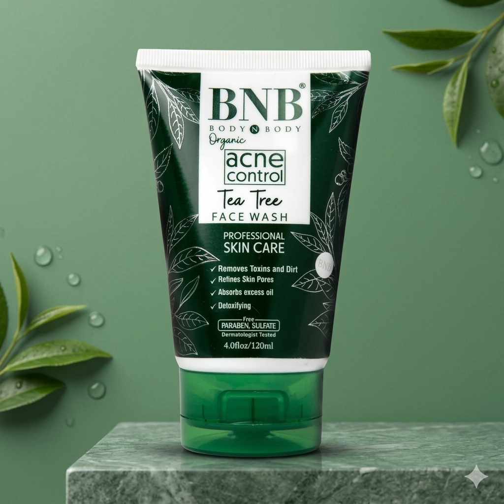 BNB face wash acne control 1 BNB Acne Control Tea Tree Face Wash 120ml - Image 1