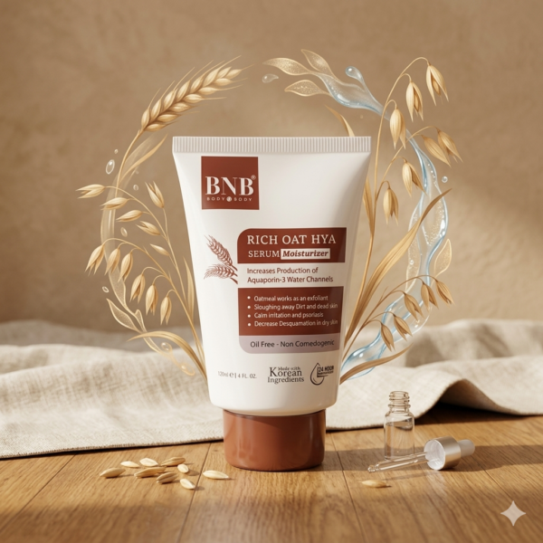 BNB Rich Oat Hya Serum Moisturizer For All Types Of Skin 120ml