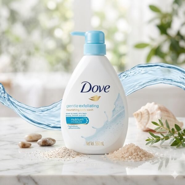 Dove Gentle Exfoliating Nourishing Body Wash 550ml