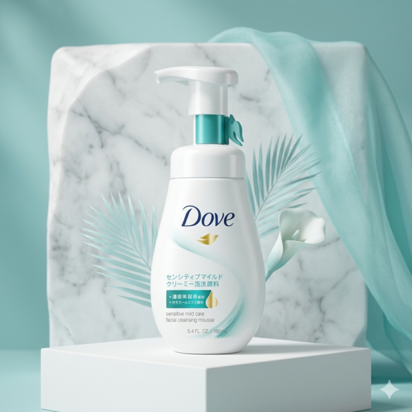 Dove Sensitive Mild Care Facial Cleansing Mousse 160ml