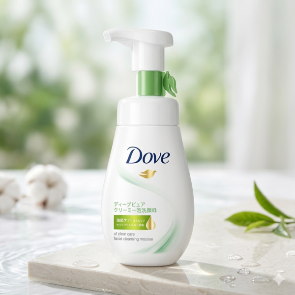 Dove Oil Clear Care Facial Cleansing Mousse 160ml