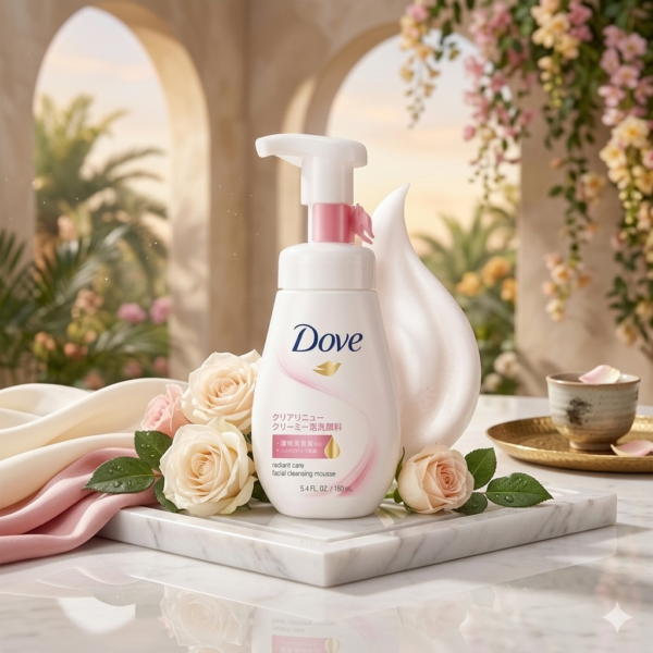 Dove Radiant Care Facial Cleansing Mousse 160ml