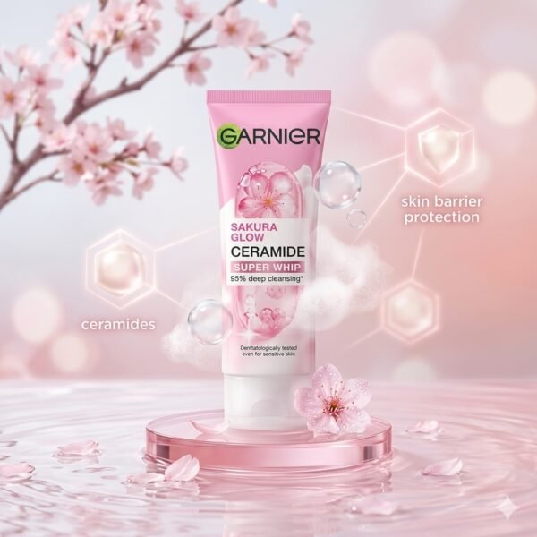 Garnier Sakura Glow Ceramide Super Whip 100ml
