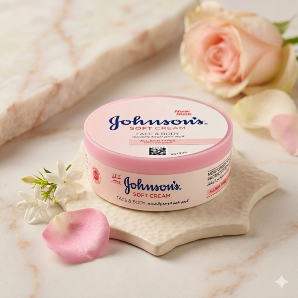 Johnson Face & Body Soft Cream, For All Skin Types, 200ml