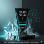 Pond's Men Face Wash Anti Acne & Oil Control Icy Foam 100g