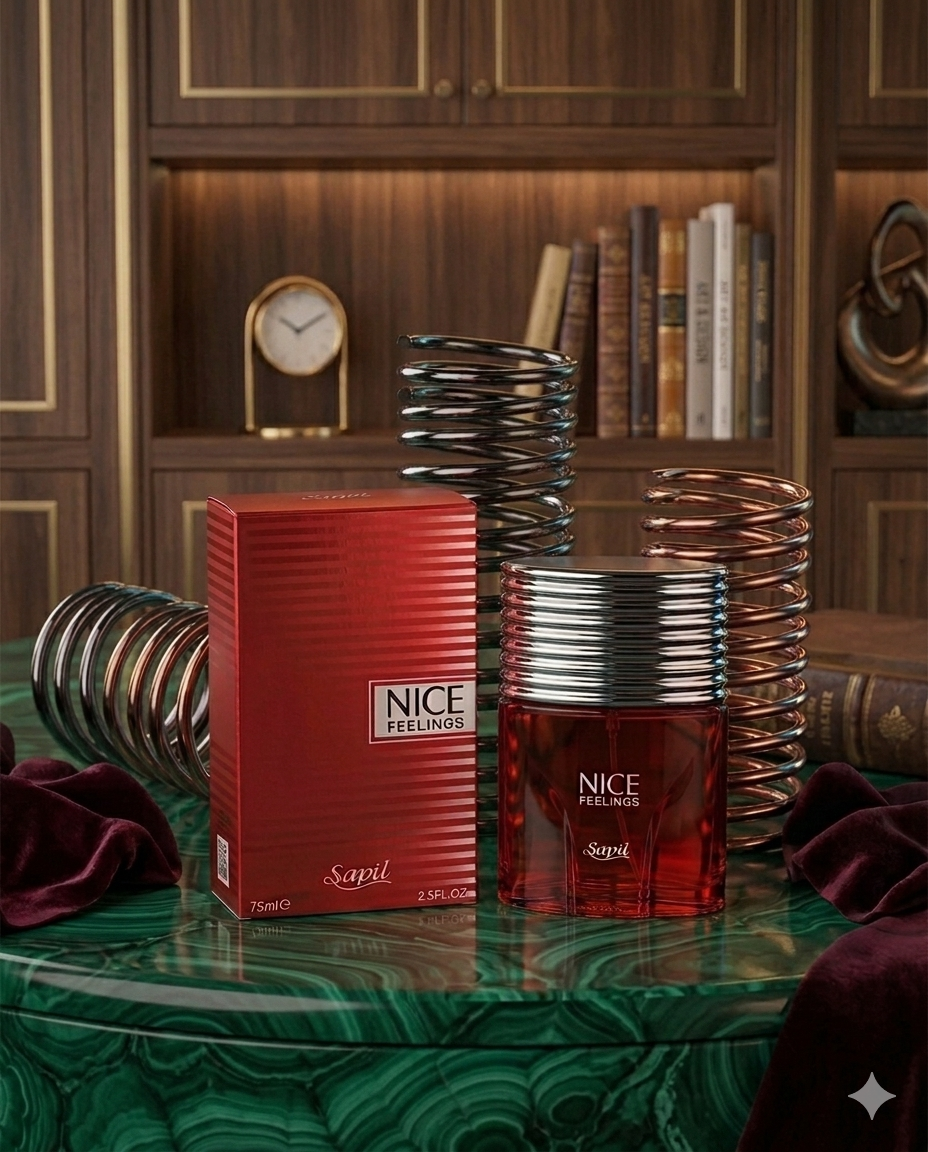 Sapil nice red perfume 1 Sapil Nice Feelings Red For Men Eau De Toilette 75ml - Image 1