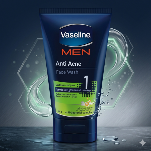 Vaseline Men Anti Acne Face Wash 100g