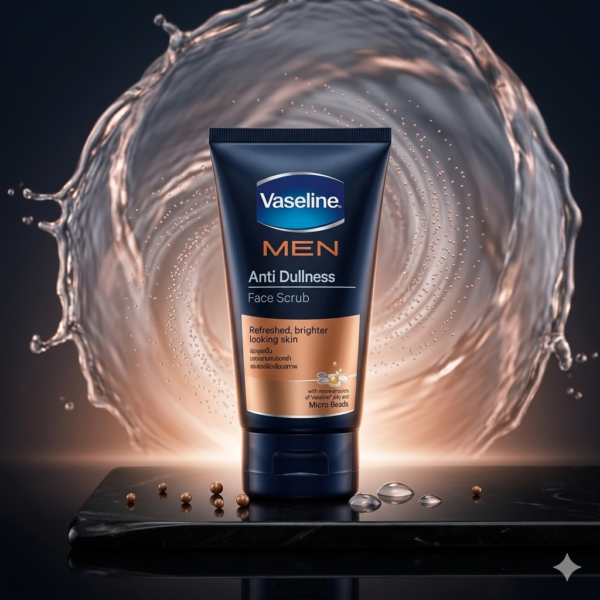 Vaseline Men Anti Dullnes Face Scrub 100g