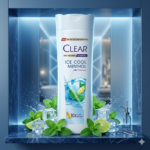 Clear Anti-Dandruff Ice Cool Menthol Shampoo, Thai, 300ml