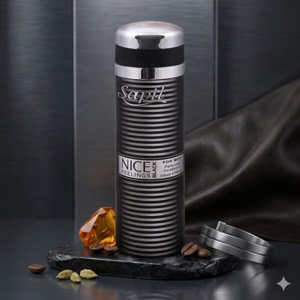 Sapil Body Spray Nice Feeling Black 200ml