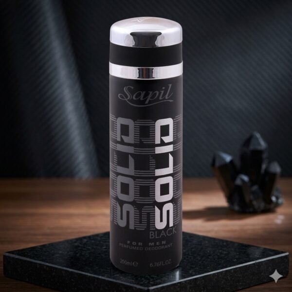 Sapil Body Spray Solid Black 200ml