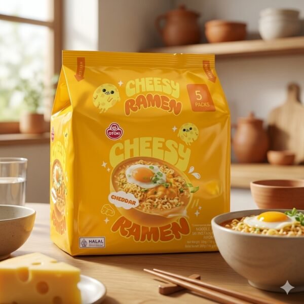 Otoki Cheesy Ramen Cheddar Instant Noodles 110g 5 Pack