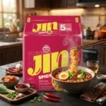 Otoki Jin Ramen Spicy Instant Noodles 120g 5 Pack - Image 2